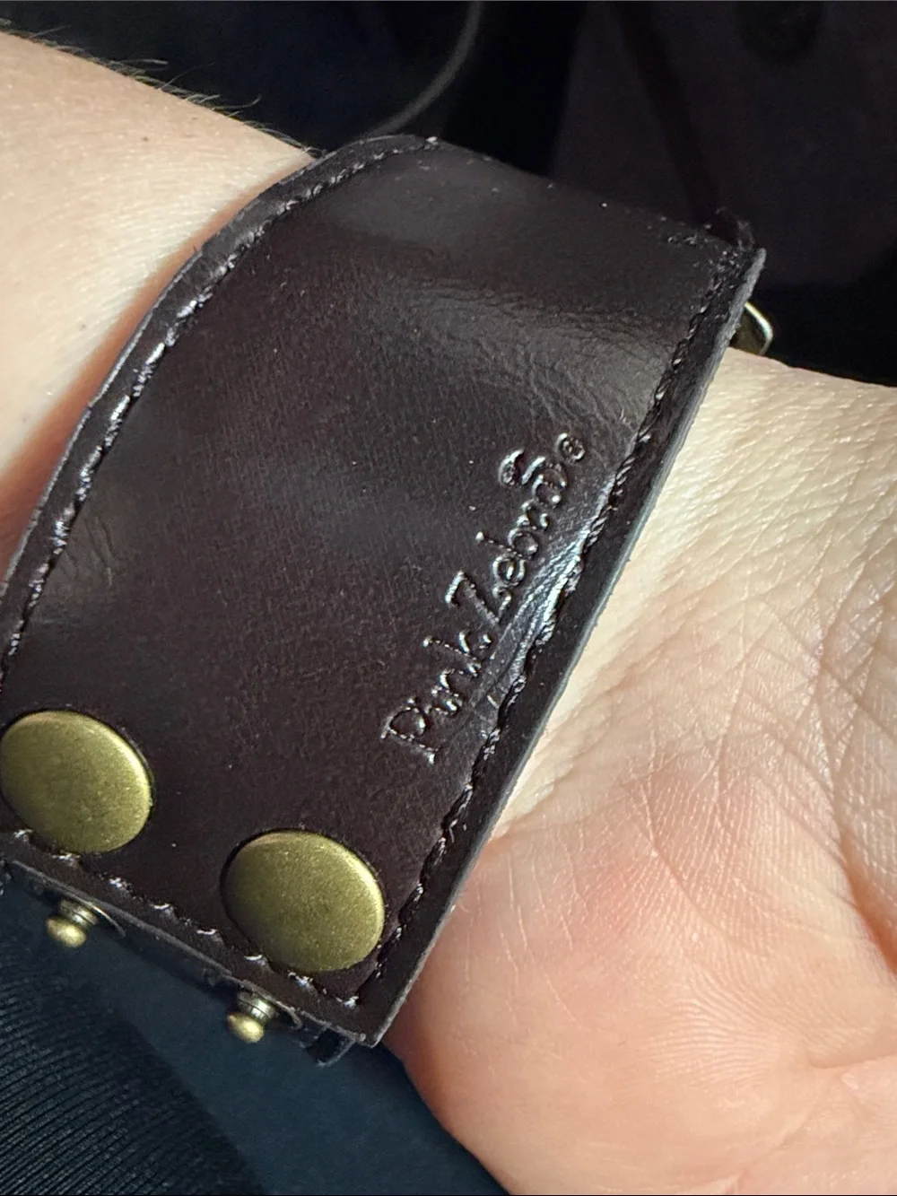 Turquoise Leather Arch Cuff Wristband - Fashion Wearable